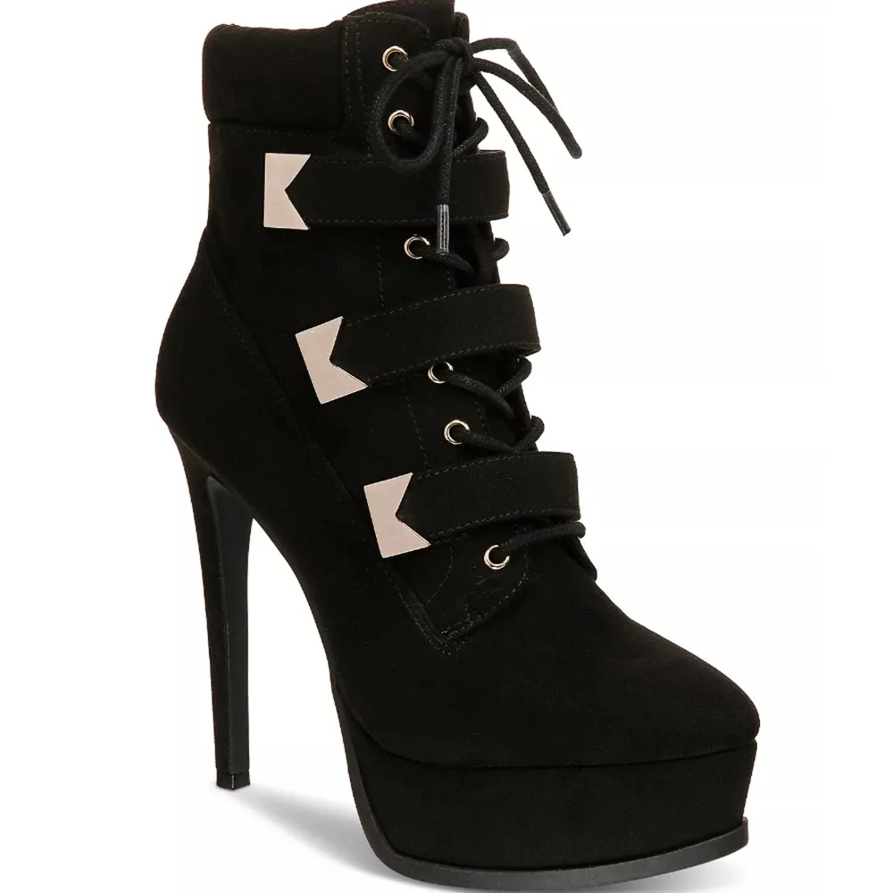 Thalia Sodi Women's Sasha Platform Dress Booties Size 10 Black NWT - Picture 2 of 10